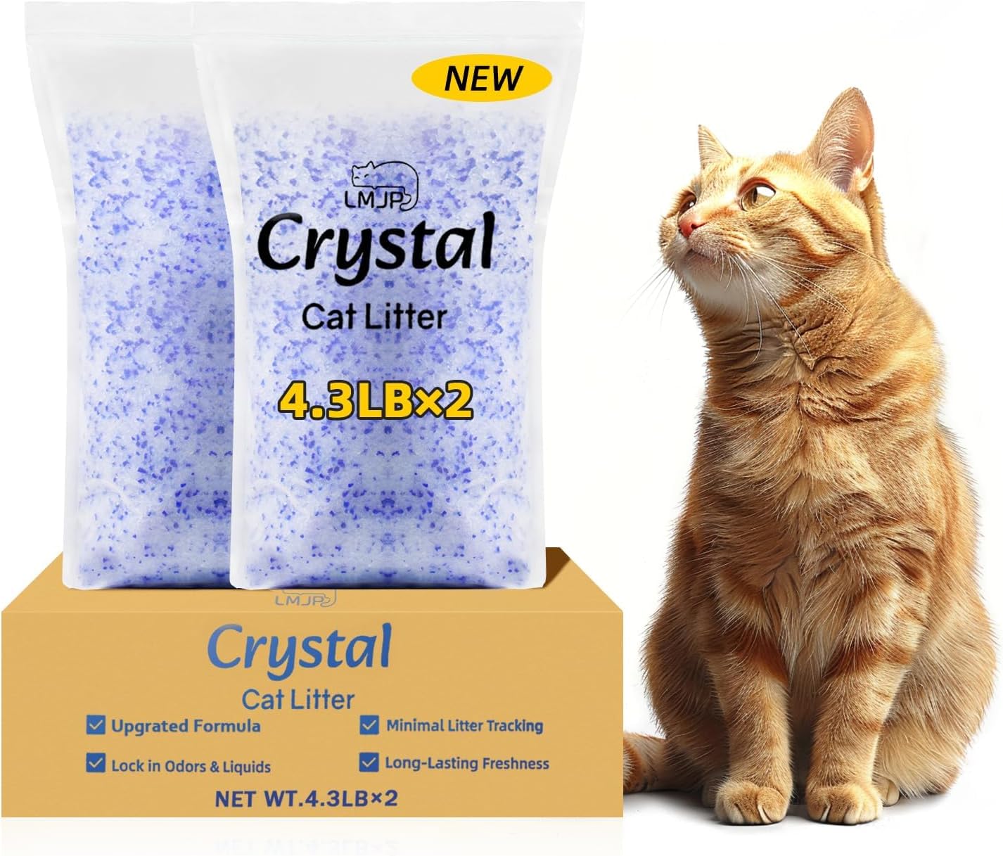 Looking for Pet Creators to Test & Review LMJP Crystal Cat Litter – Strong Odor Control