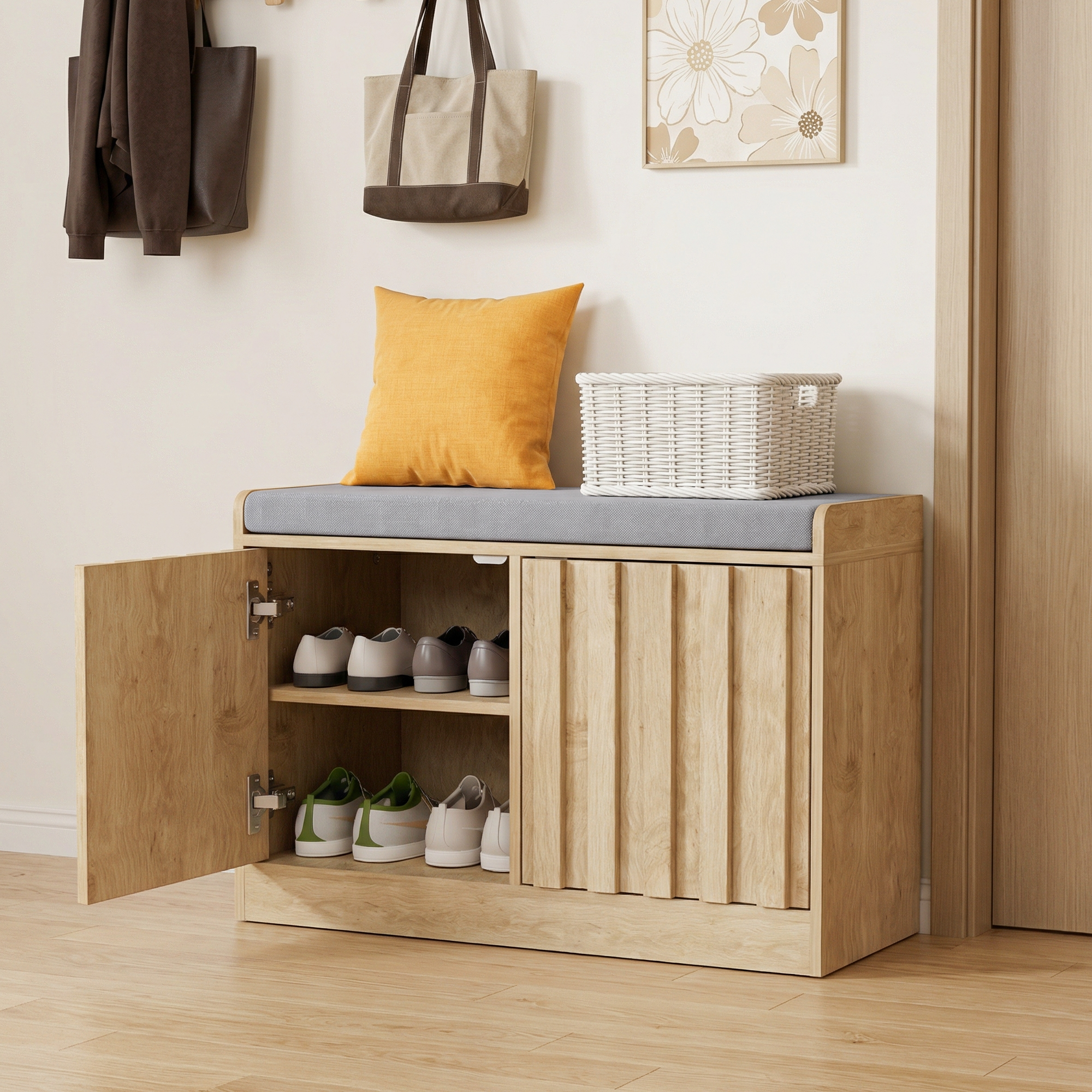A Free Sample of a Shoe Bench to be Exchanged for a ProductPromotional Video on Youtube or Instagram