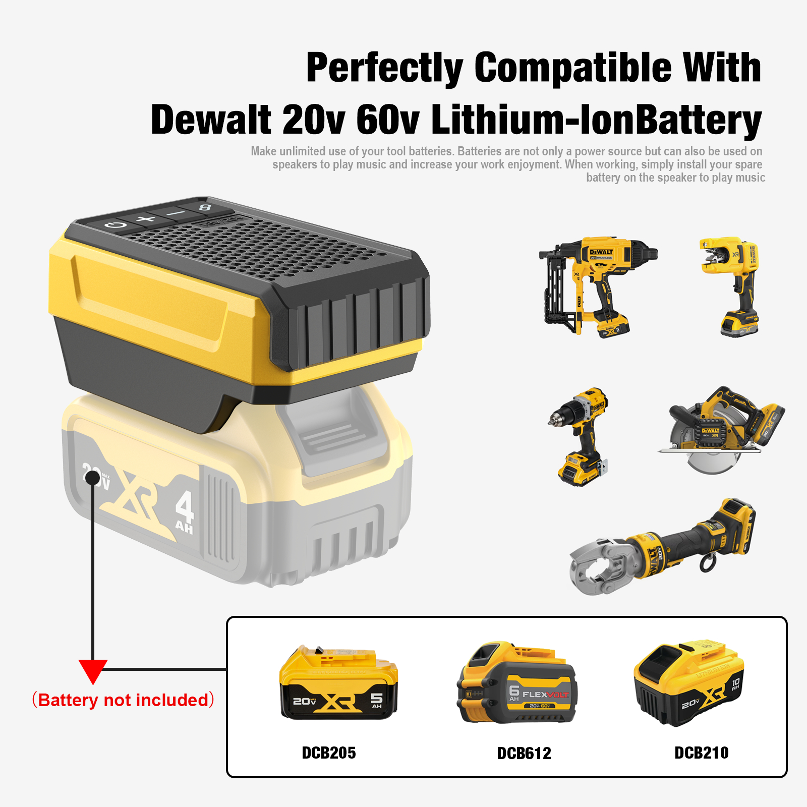 US TikTok Creators Wanted: Review the T111 Jobsite Bluetooth Speaker — image 1
